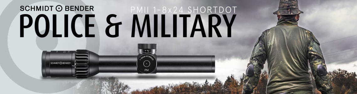 PMII 1-8x24 ShortDot Dual CC Riflescopes